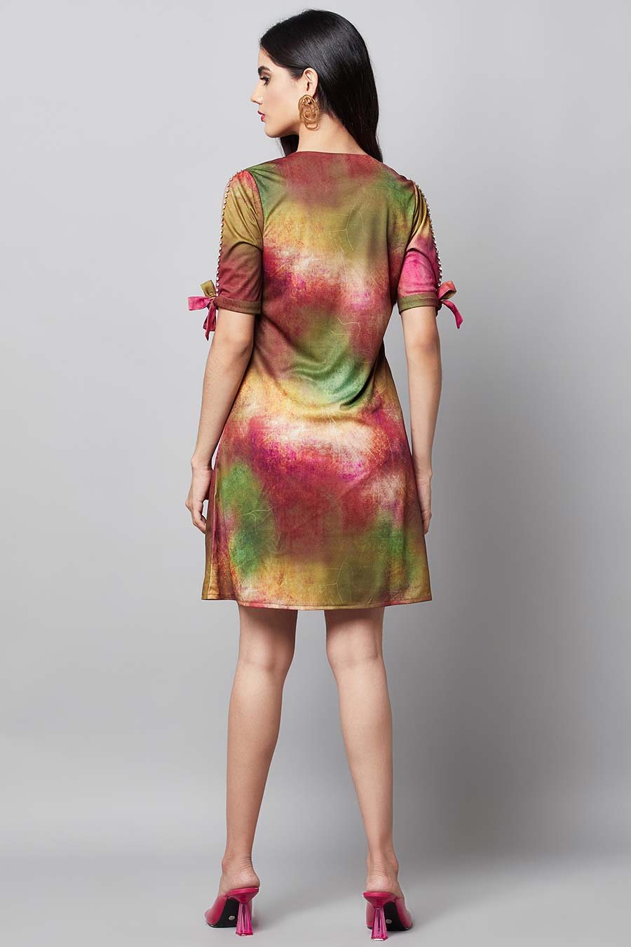 Multicolour Printed Dress