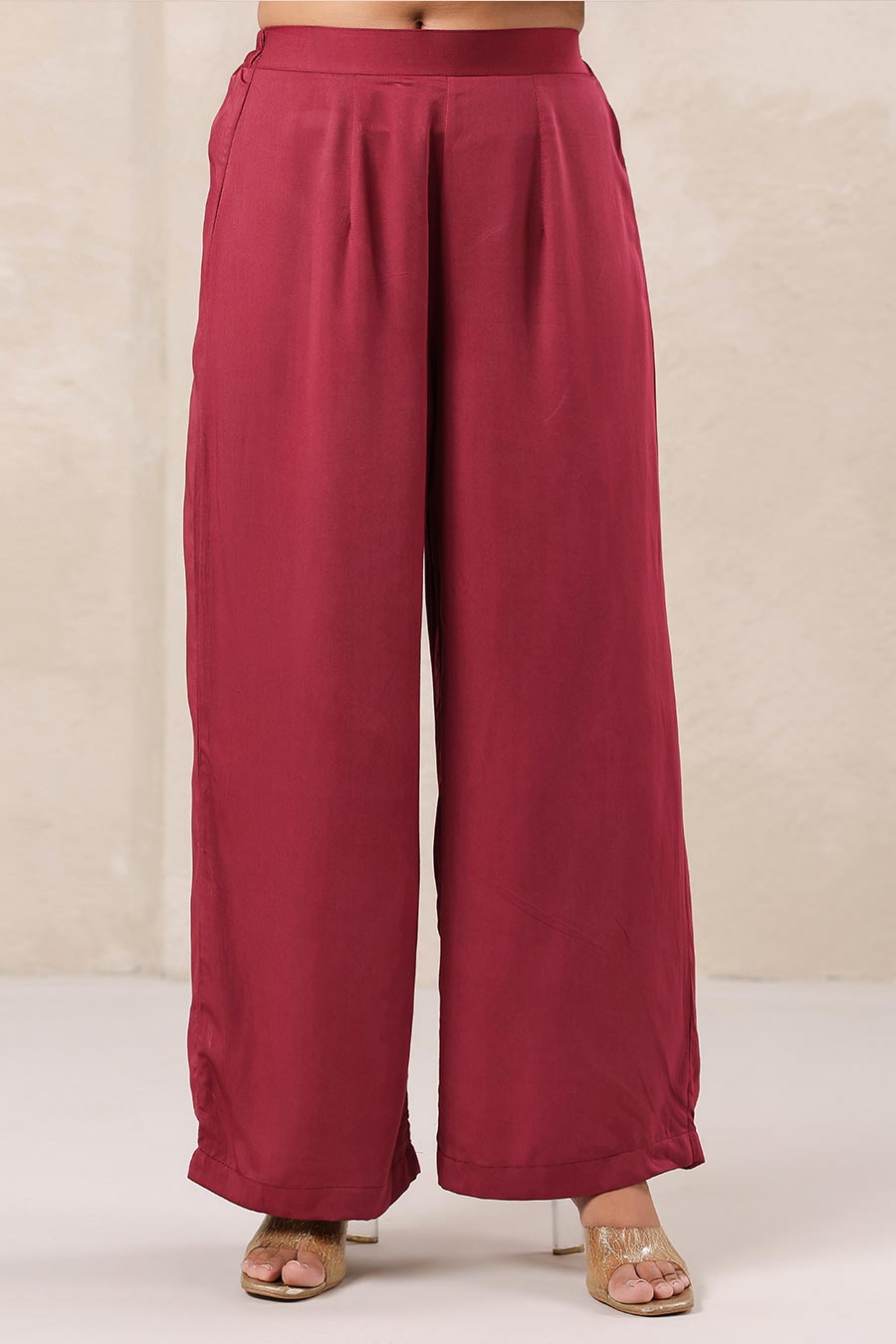 Wine Tunic & Pant Co-Ord Set