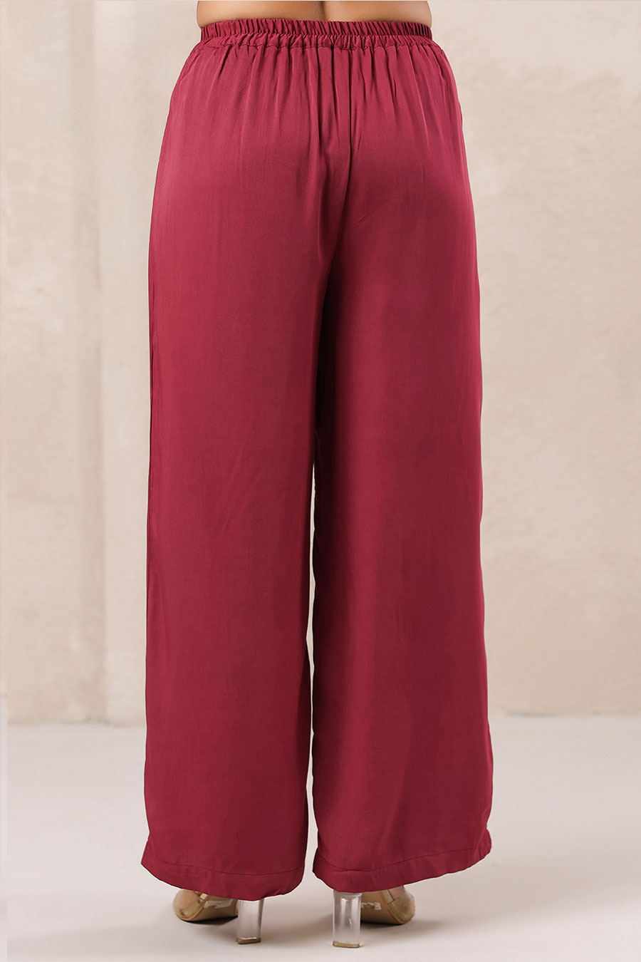 Wine Tunic & Pant Co-Ord Set