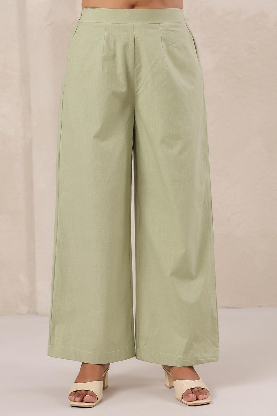 Sage Green Cotton Classic Co-Ord Set