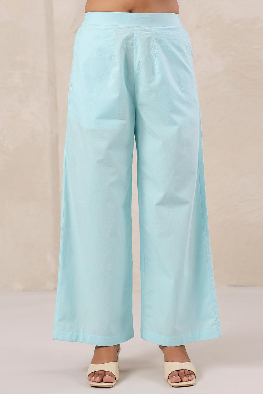 Sky Blue Cotton Classic Co-Ord Set
