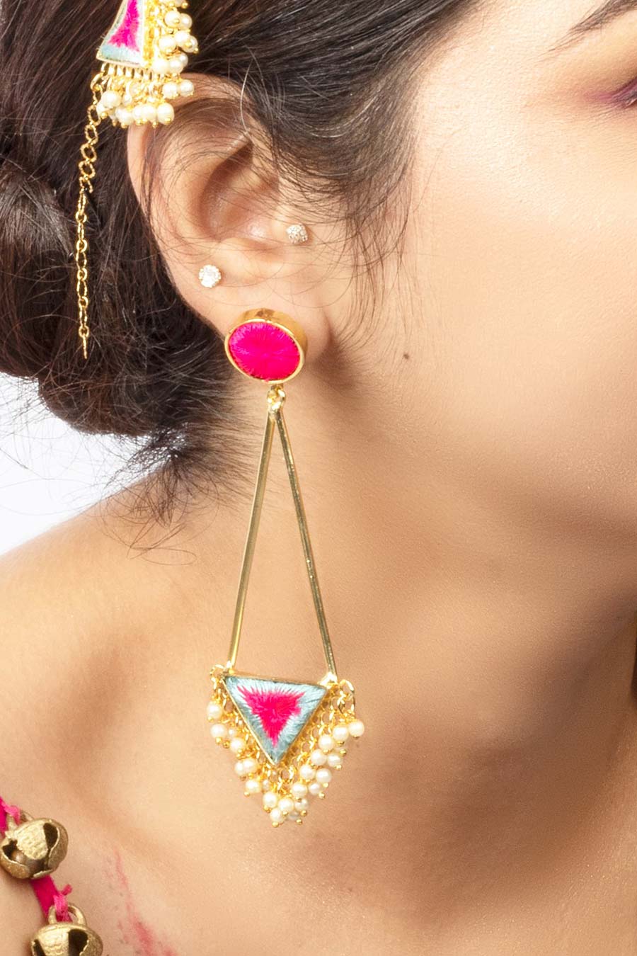 Twilight Bloom Dangler Earrings