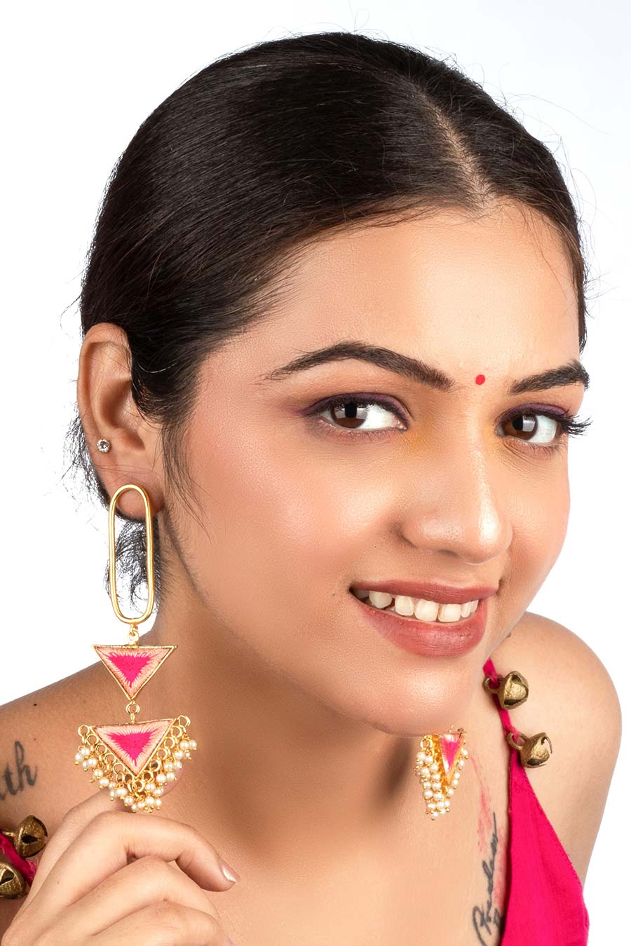 Sunset Hues Dangler Earrings