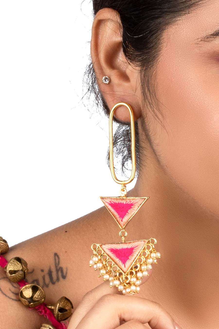Sunset Hues Dangler Earrings