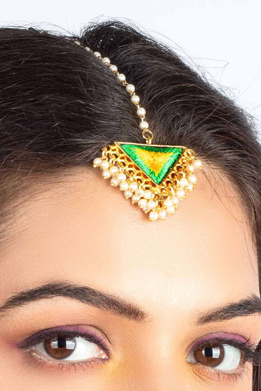 Green Spark Maang Teeka