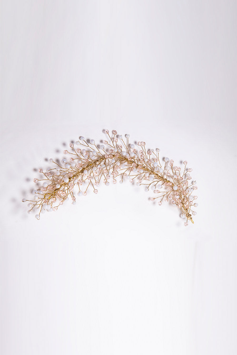 Gold Bale Heavy Crystal Hair Accessory