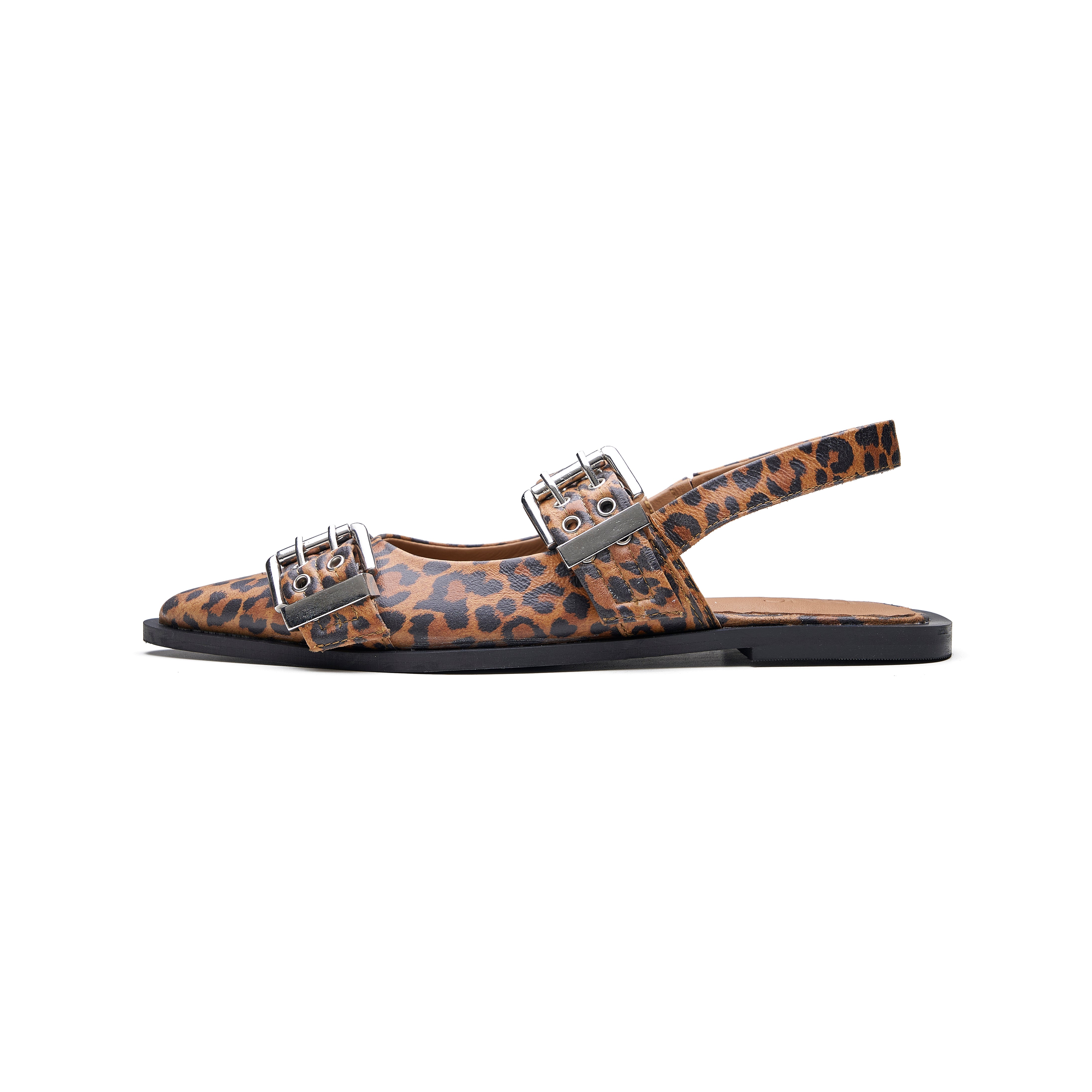 Brown & Black Juliana Ballerina
