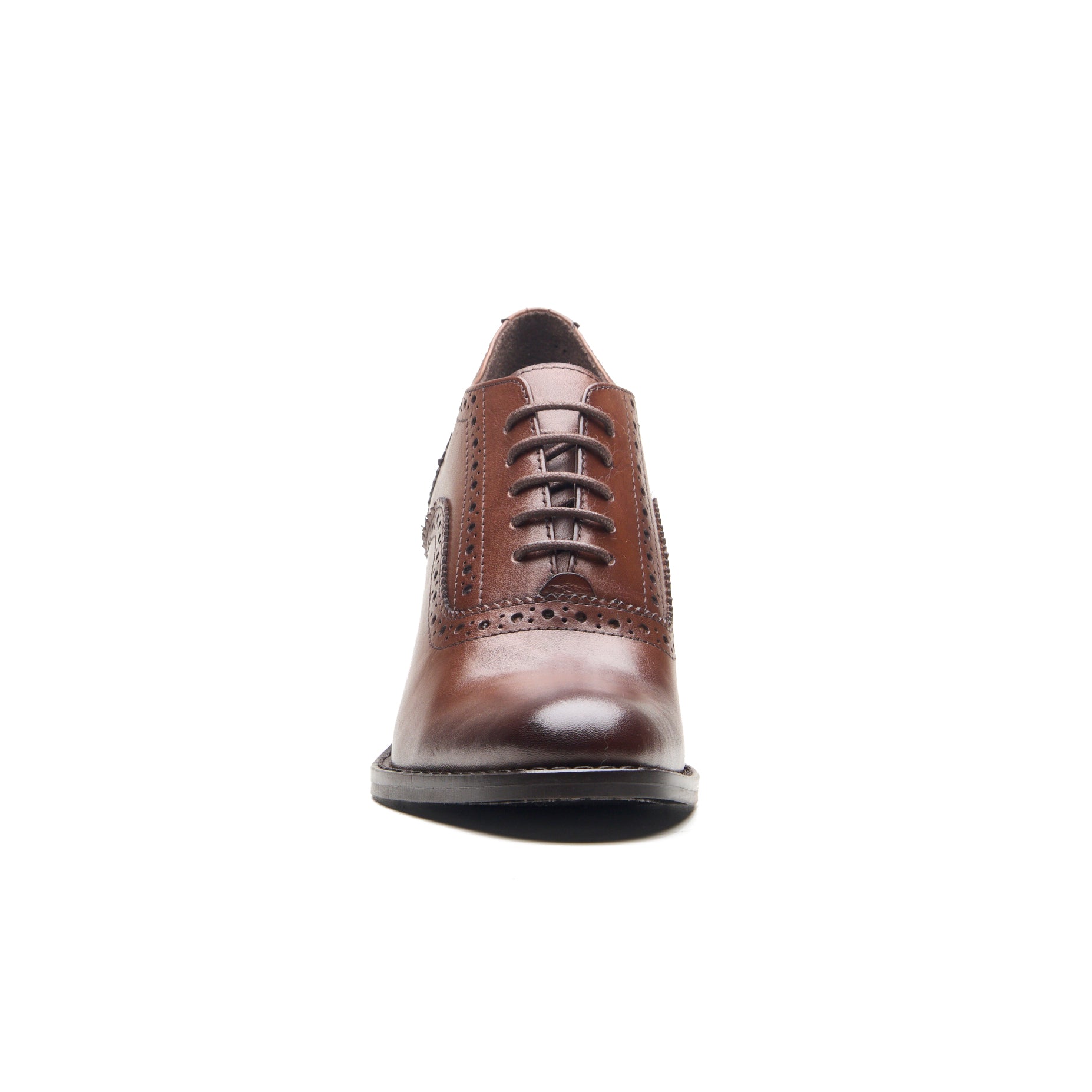 Brown Merci Block Heel Shoes