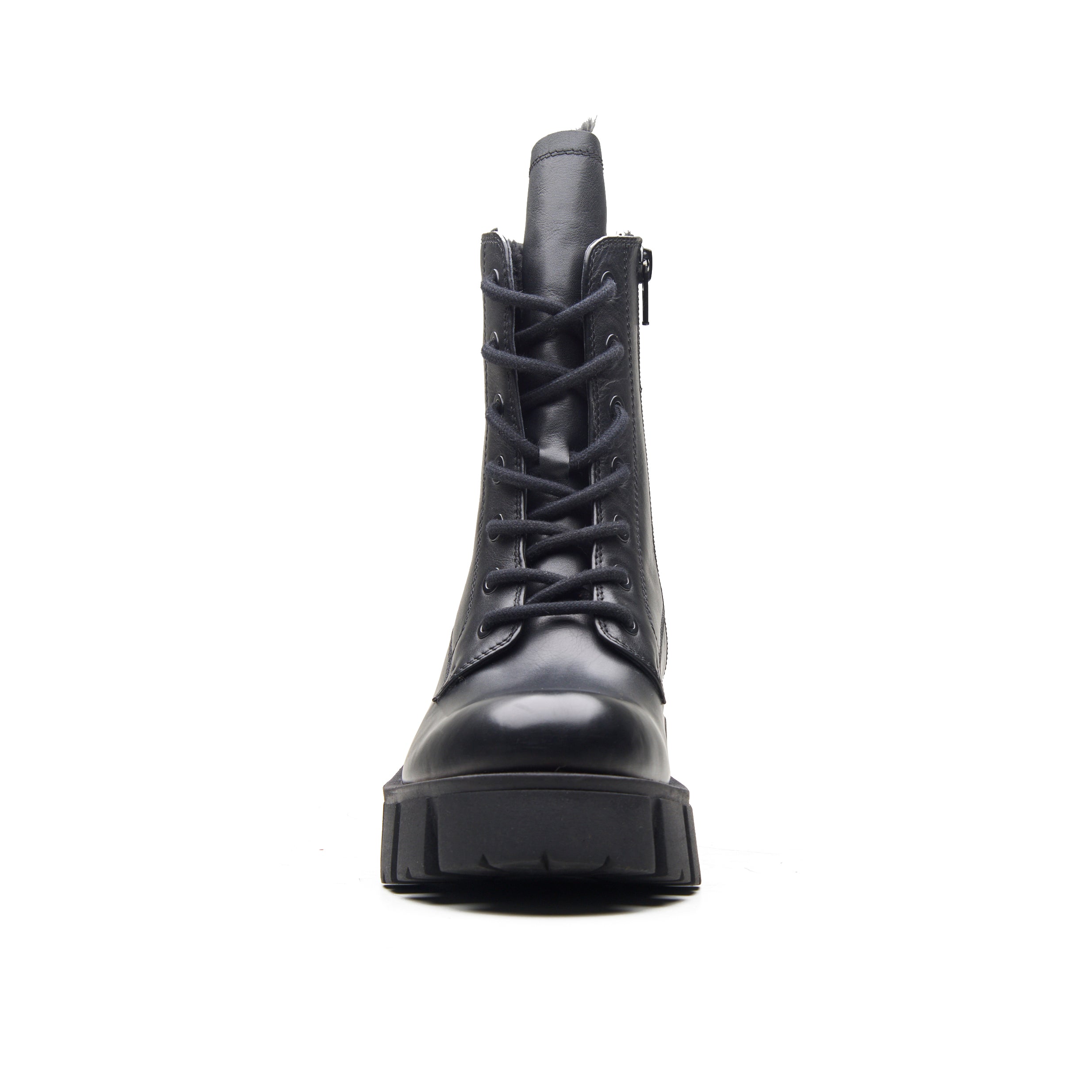 Black Anpalpa Lace-Up Boots