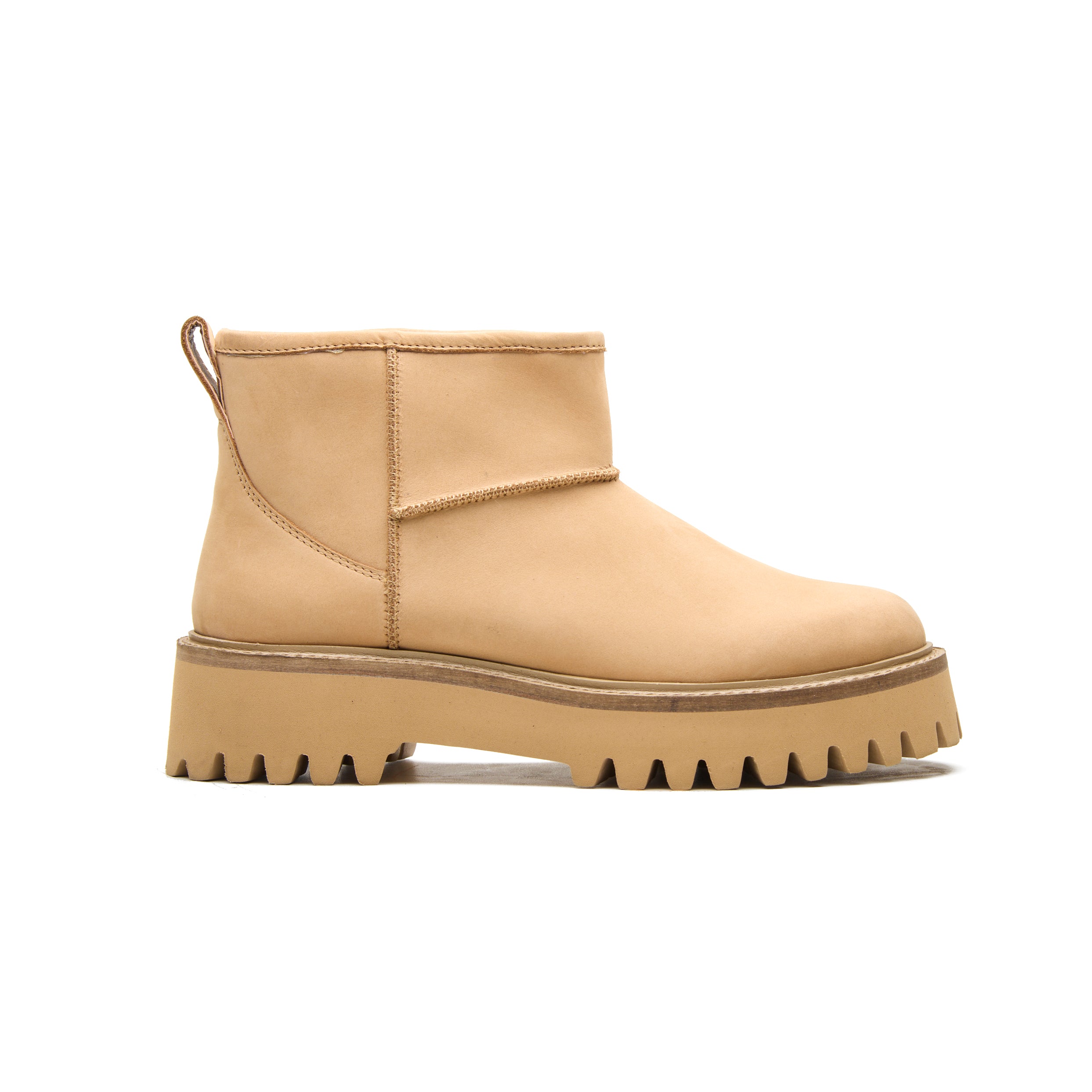 Camel Brown Snow Boots