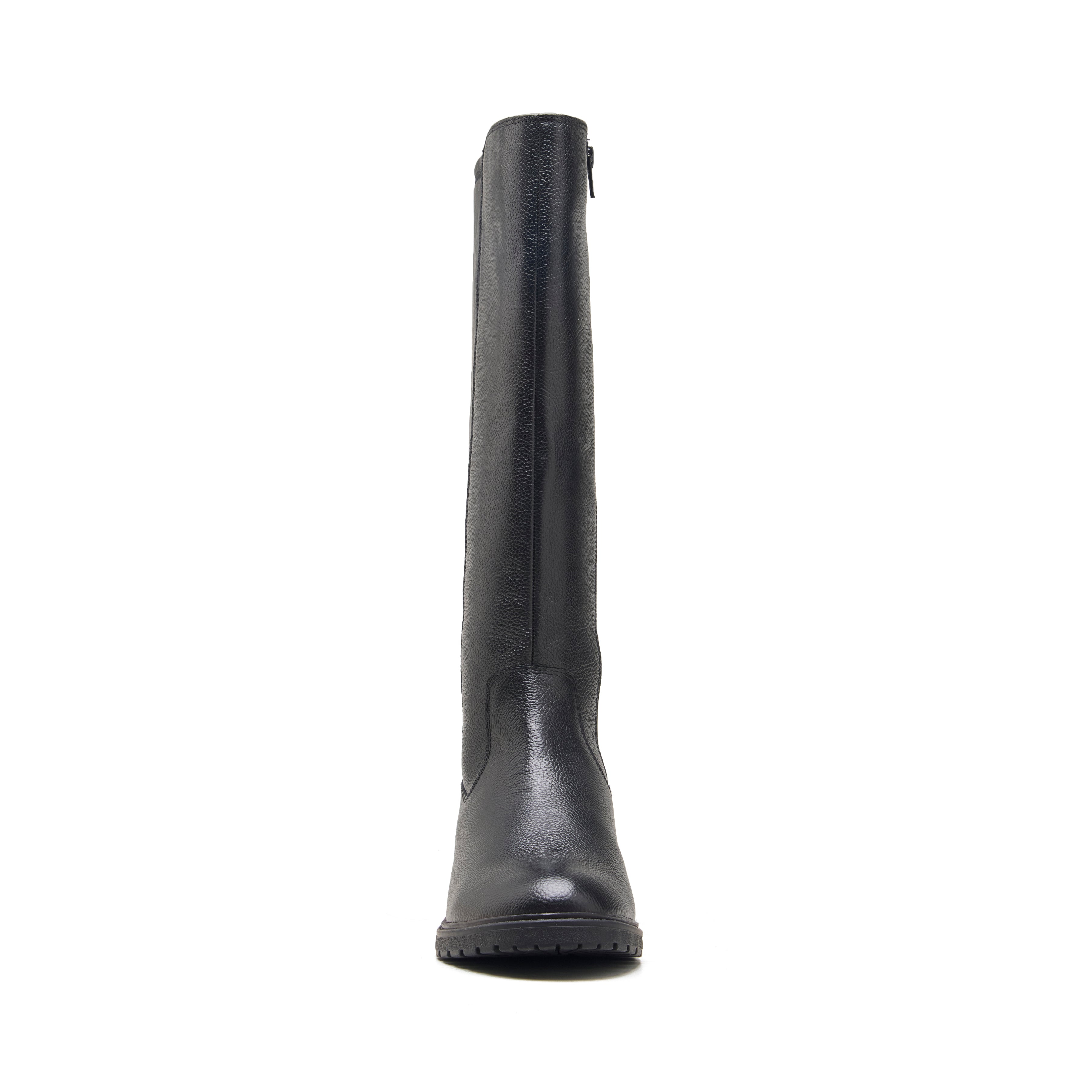 Black Stretch Long Boots