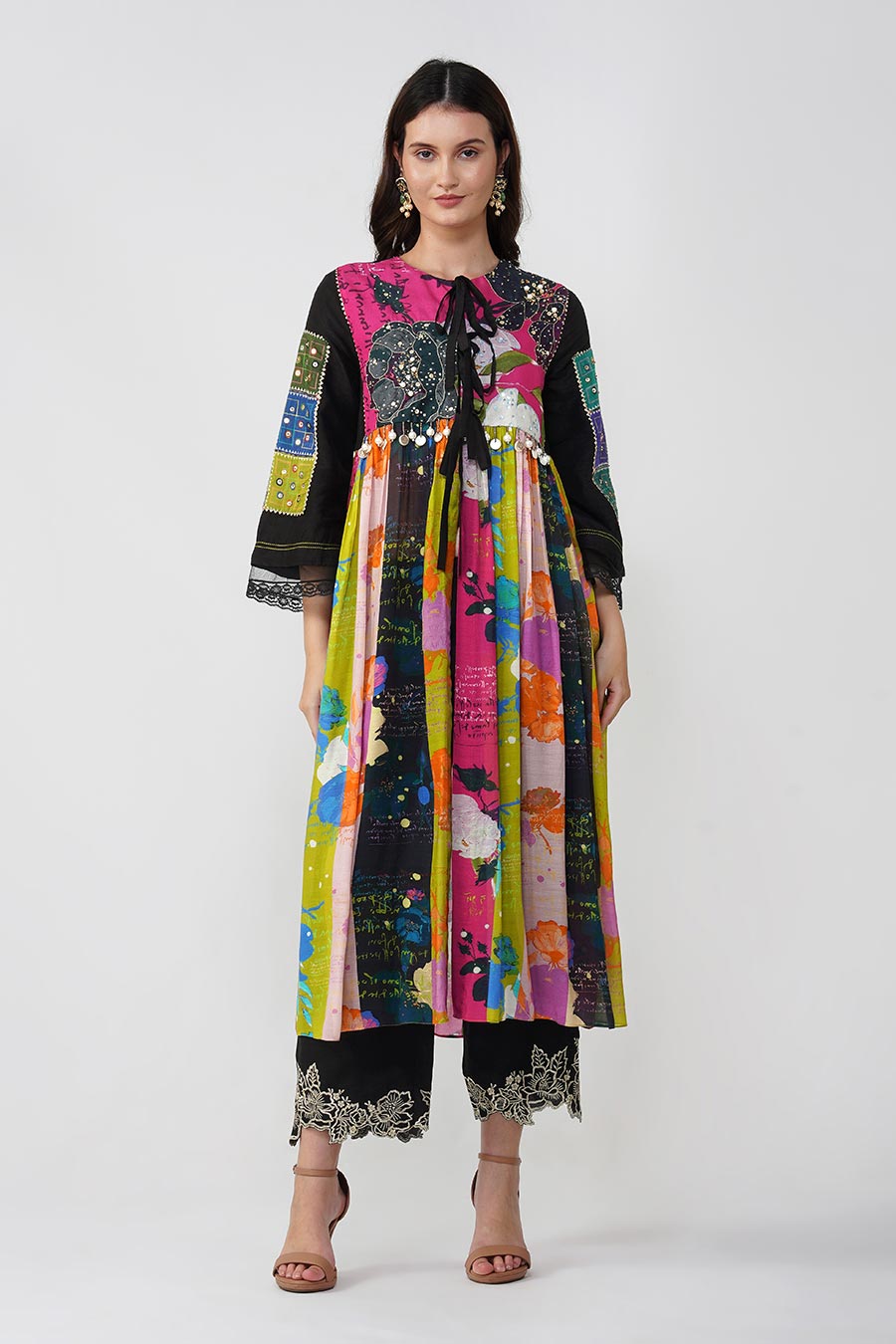 Multicolour Banjara Bloom Anarkali Set