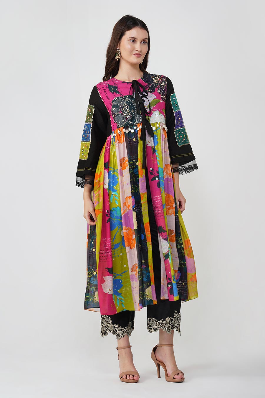 Multicolour Banjara Bloom Anarkali Set