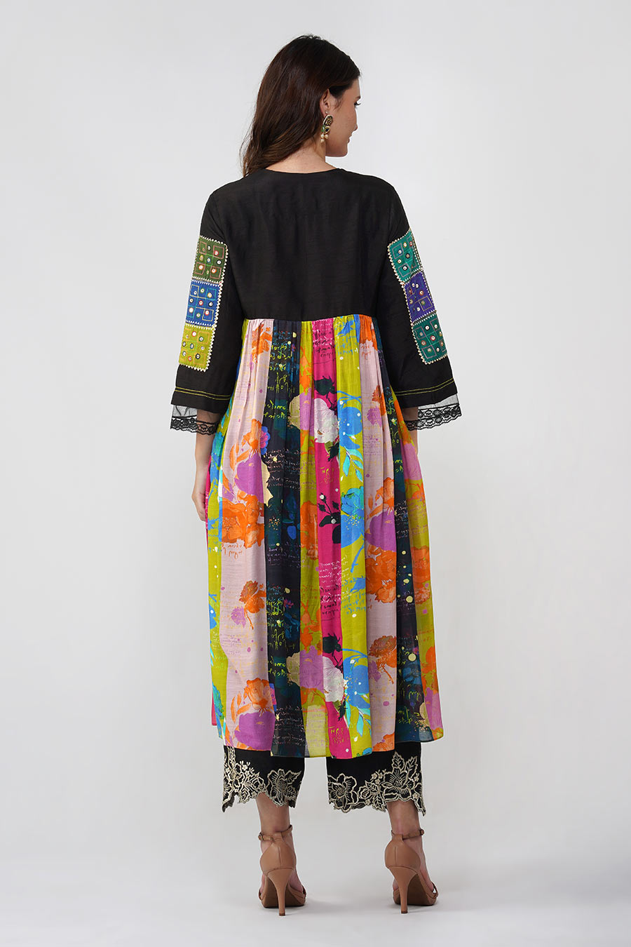 Multicolour Banjara Bloom Anarkali Set