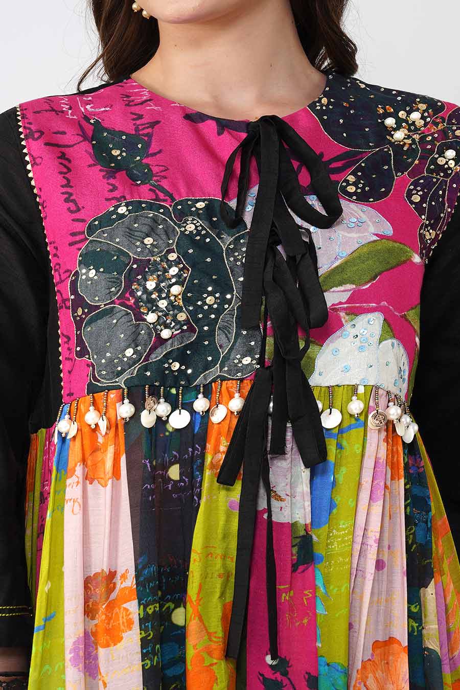 Multicolour Banjara Bloom Anarkali Set