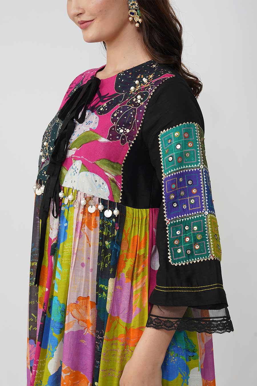 Multicolour Banjara Bloom Anarkali Set