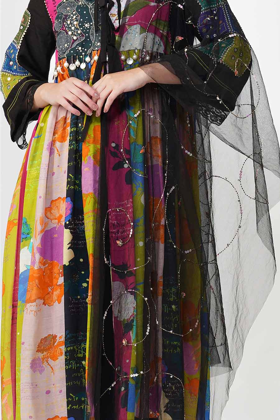 Multicolour Banjara Bloom Anarkali Set