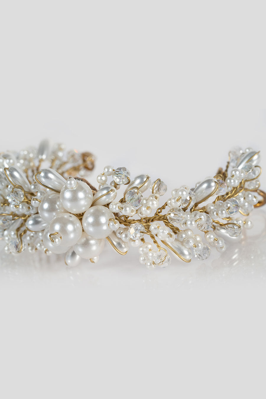 Silver Peony Bloom Bracelet