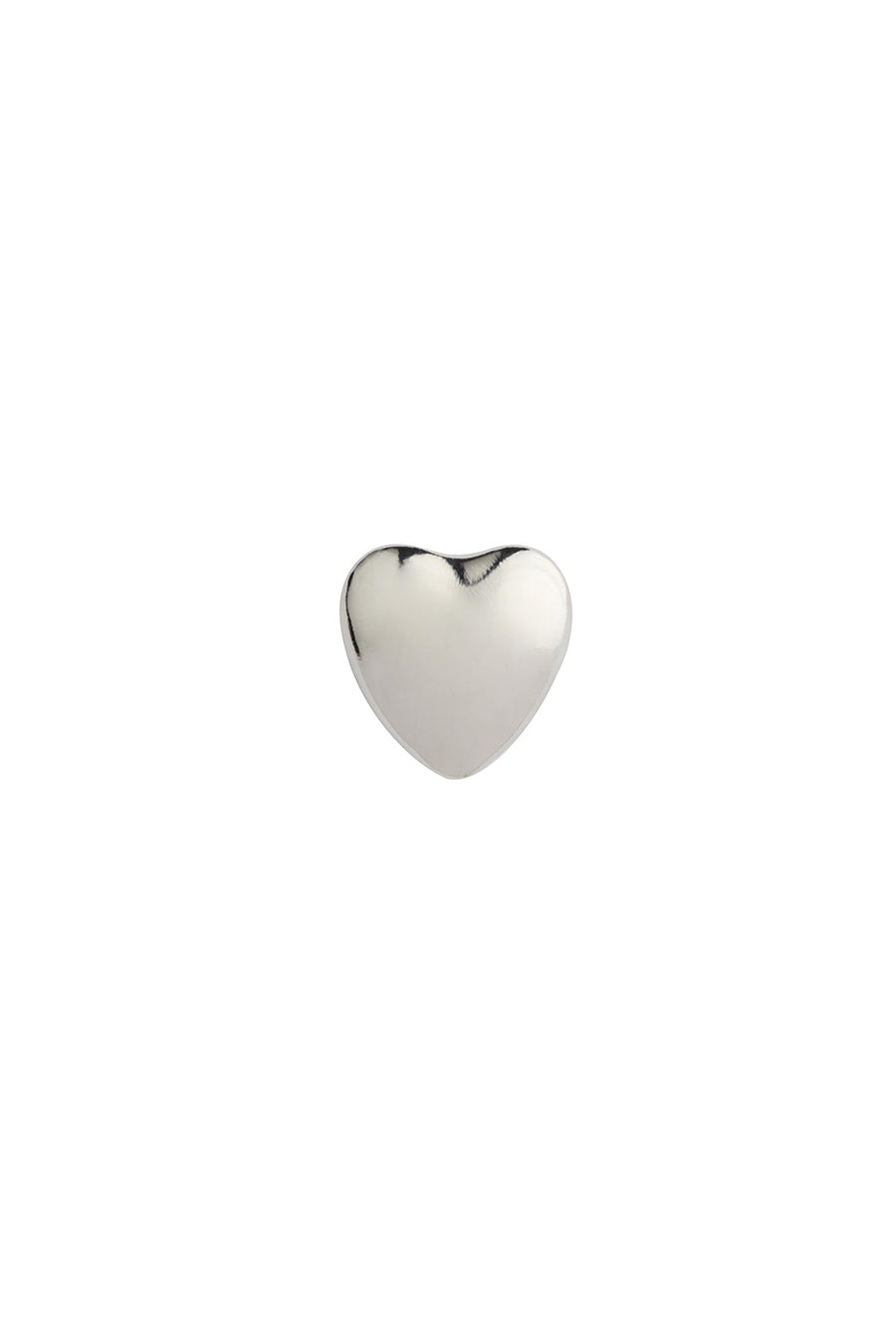 Silver Polished Love Candy Stud Earrings