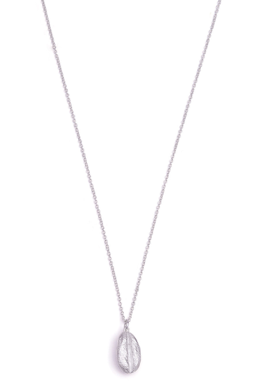 Silver Polished Bean Neckchain