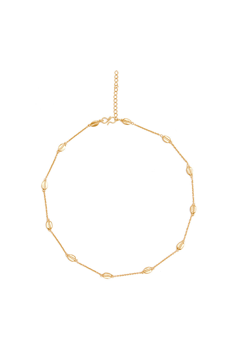 Gold Plated Bean Medley Neckchain