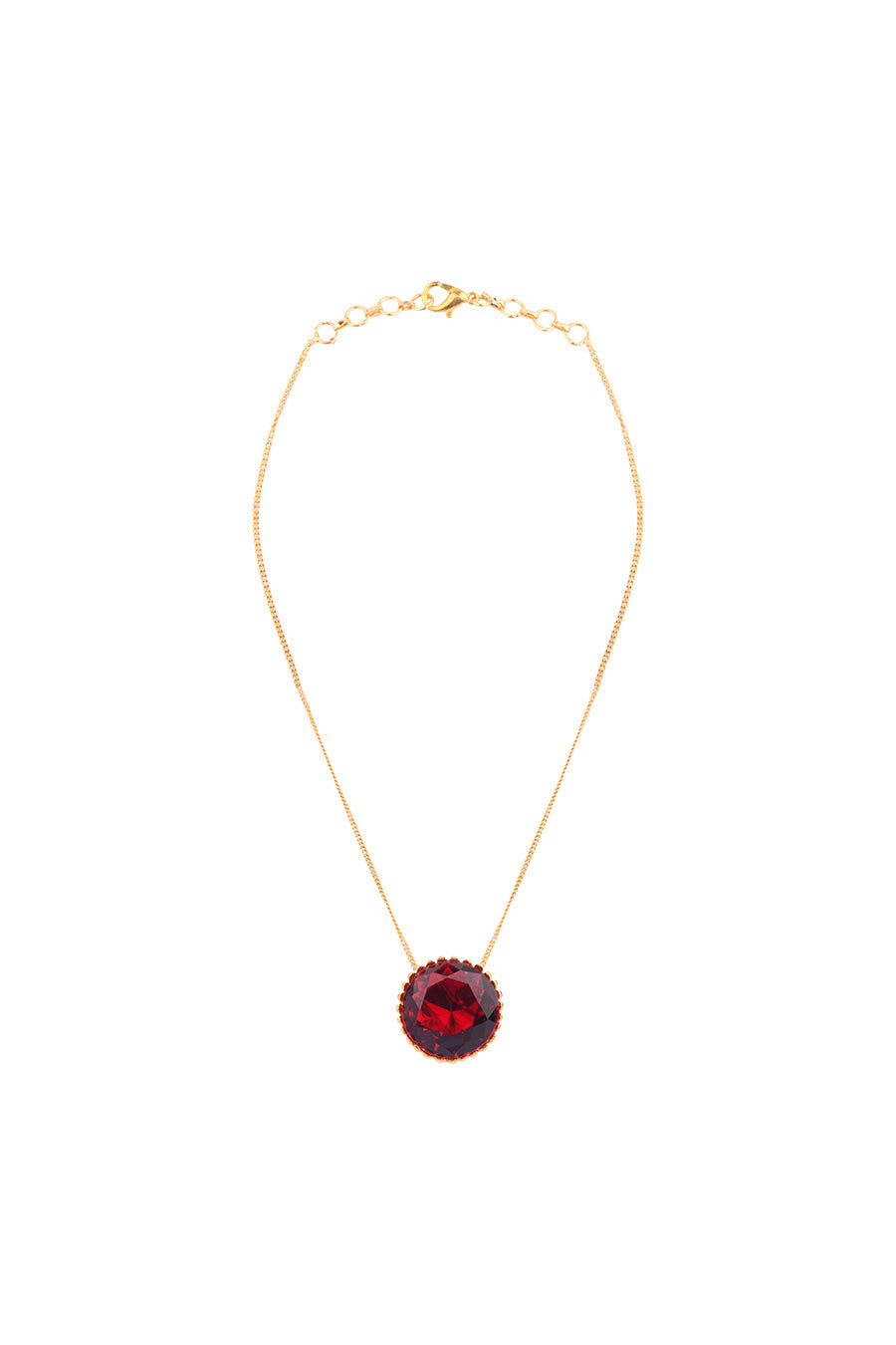 Gold Plated Ruby Neckchain