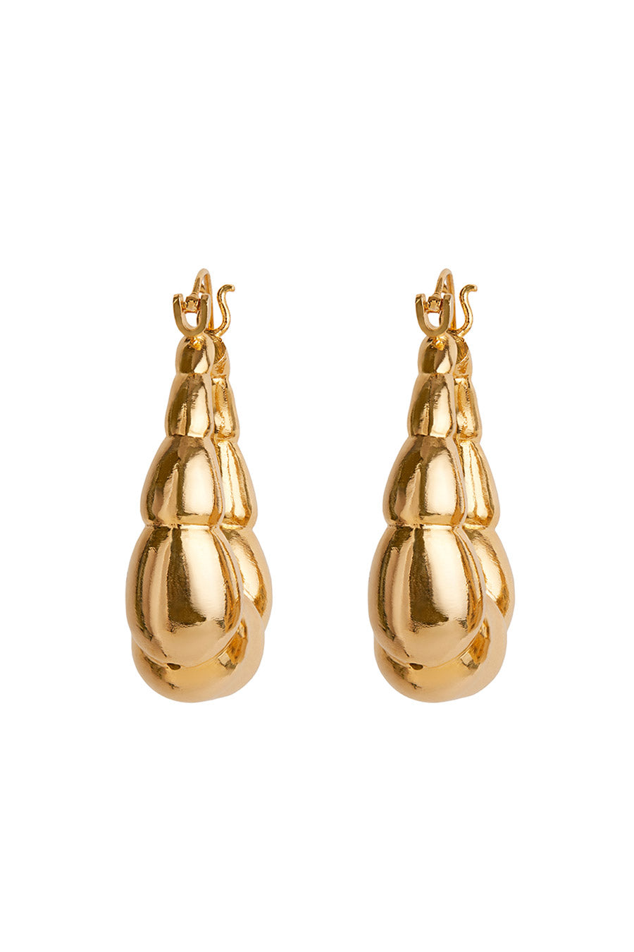 Gold Plated Nura Hoop Earrings