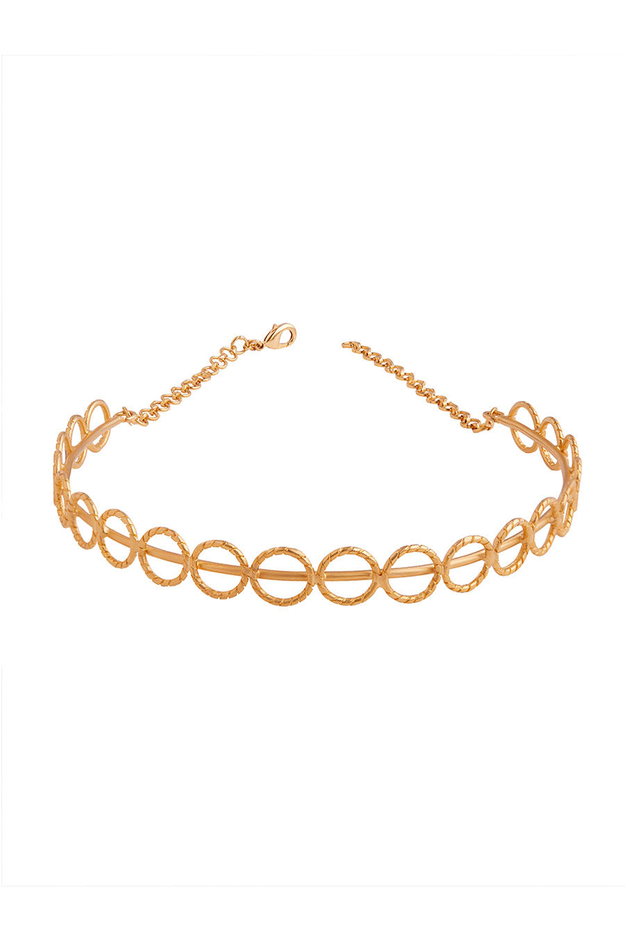 Gold Plated Noor Hand-Hugging Choker