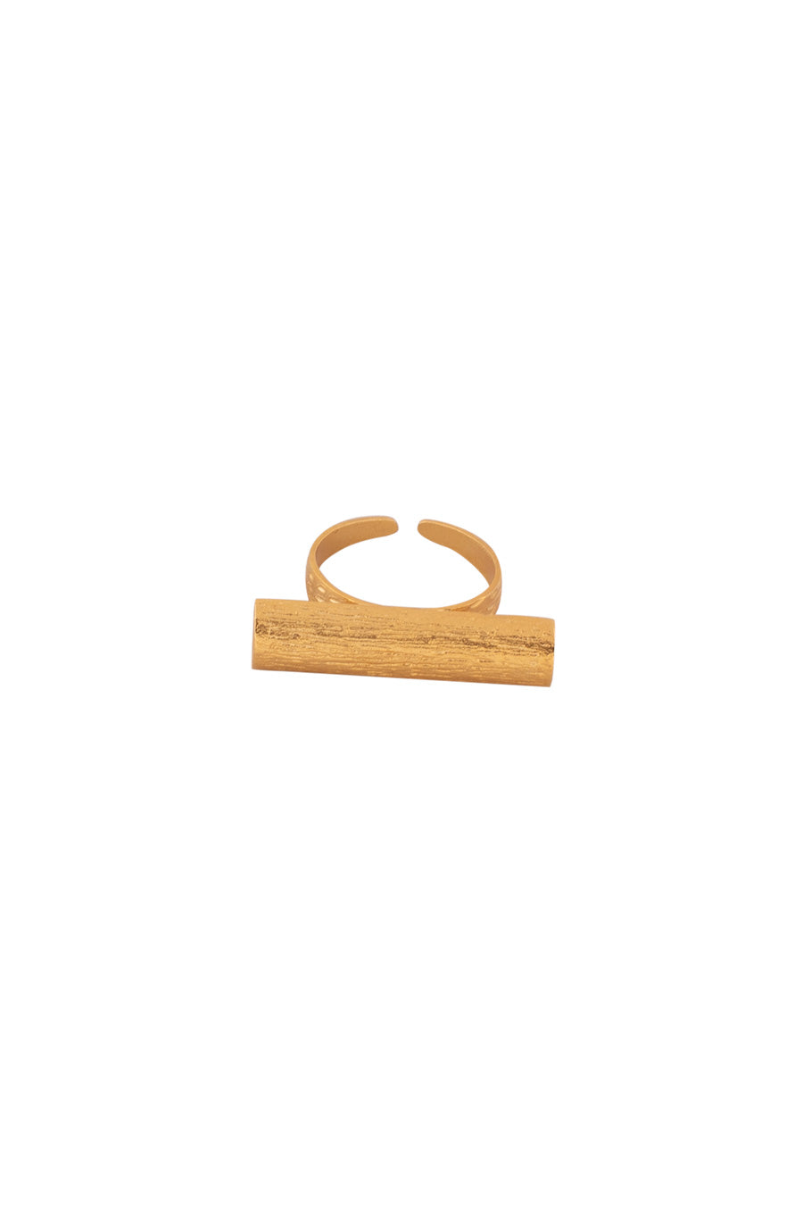 Gold Plated Woody Ring