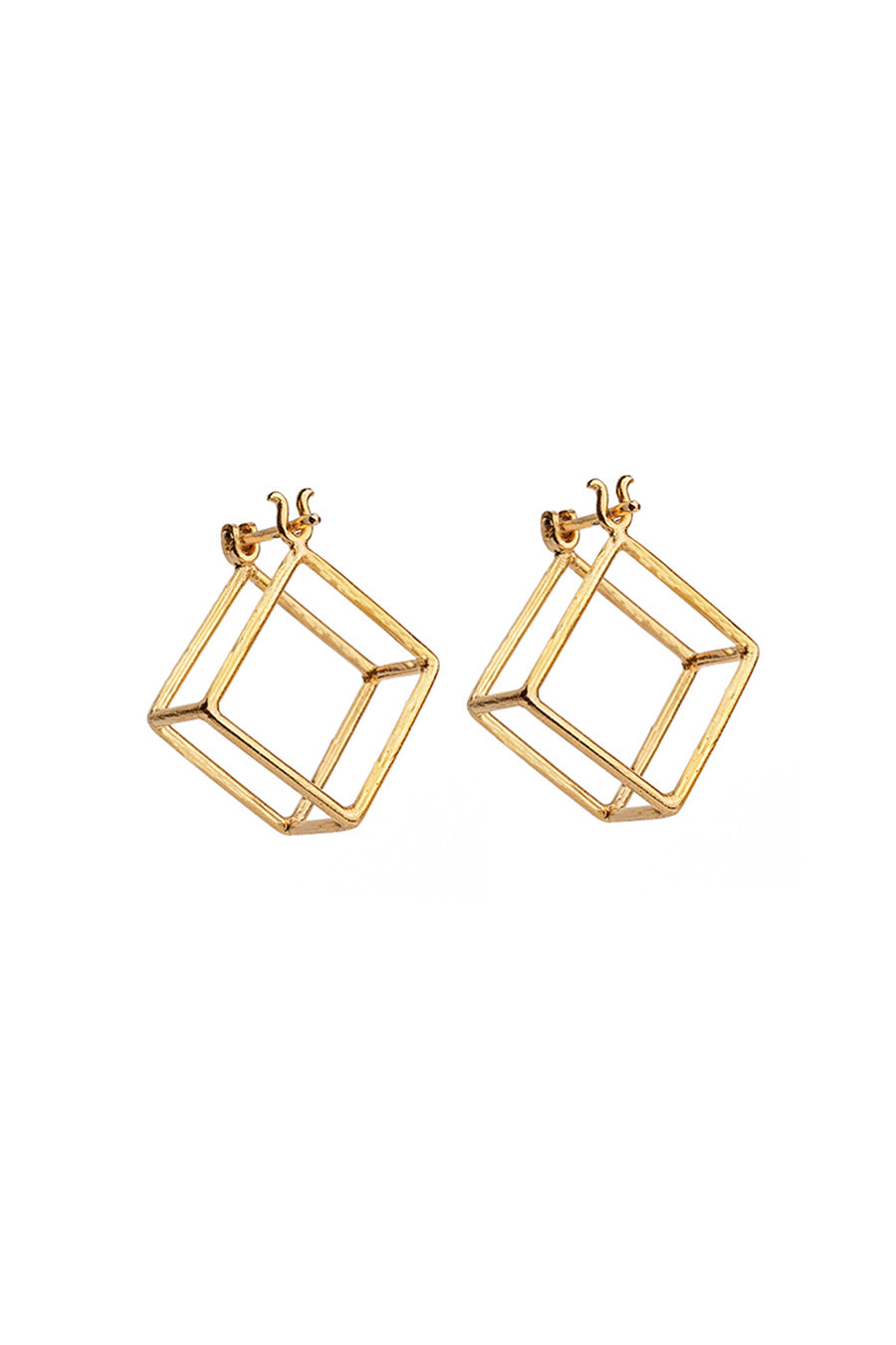 Gold Plated Ekaa Hoop Earrings