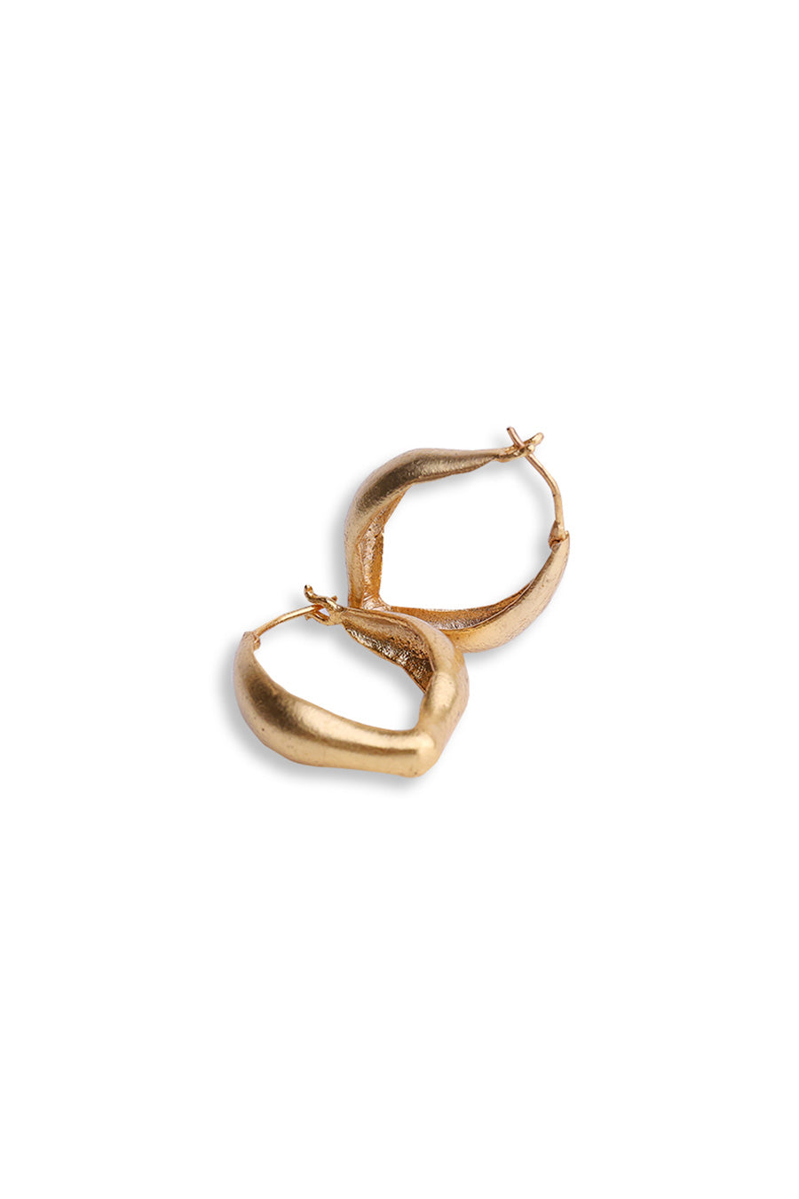 Gold Plated Anagha Hoop Earrings