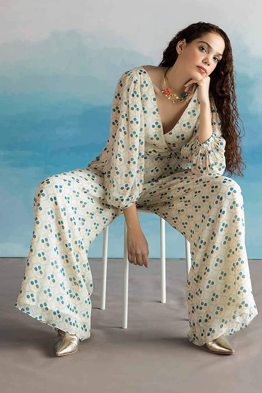Off-White Printed Jumpsuit