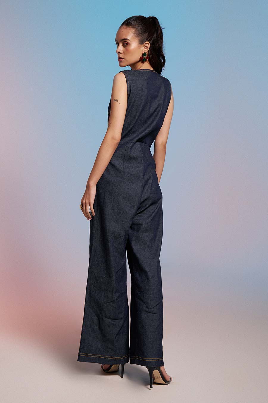 Blue Denim Jumpsuit