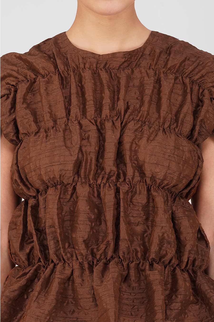 Brown Abbey Top & Pant Co-Ord Set