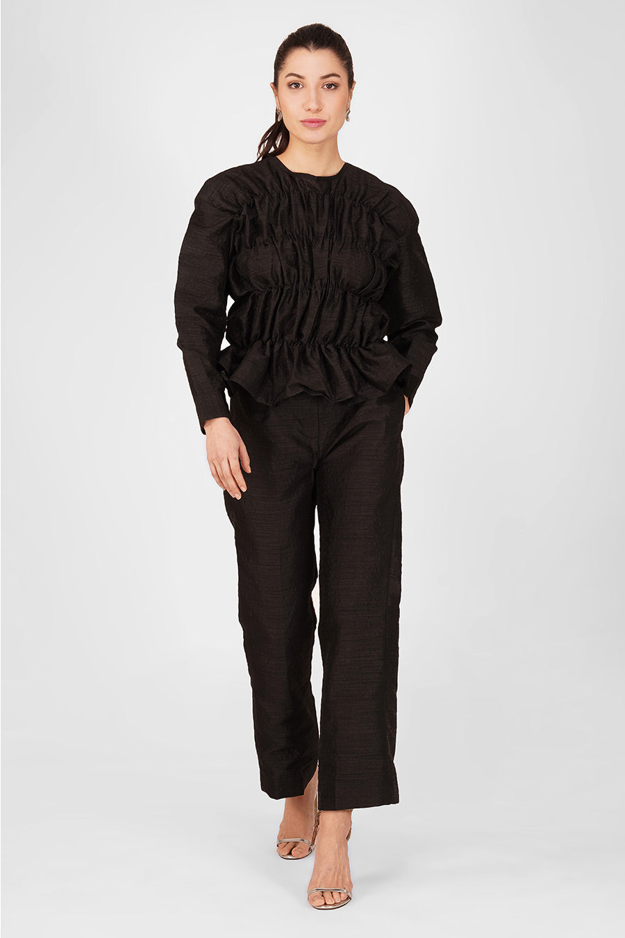 Black Abbey Top & Pant Co-Ord Set
