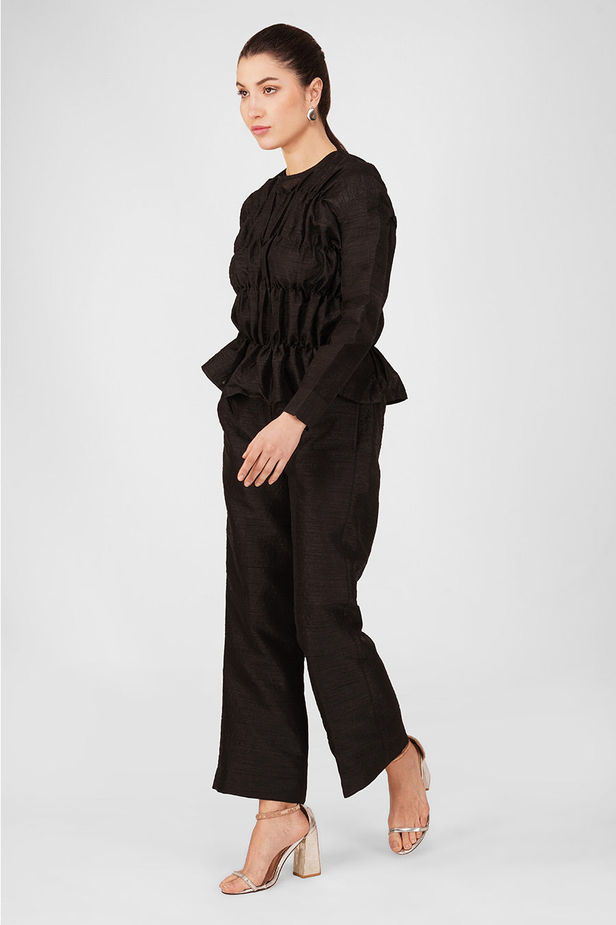 Black Abbey Top & Pant Co-Ord Set