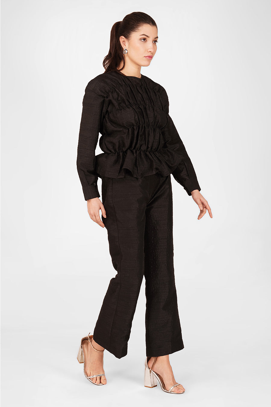 Black Abbey Top & Pant Co-Ord Set