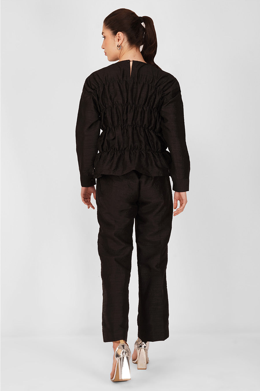 Black Abbey Top & Pant Co-Ord Set