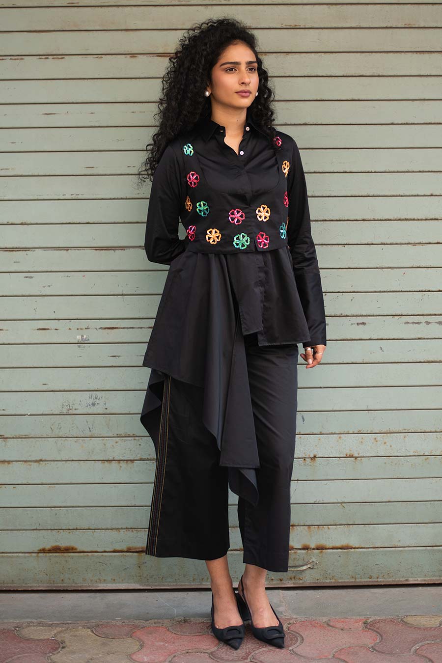 Black Embroidered Jacket