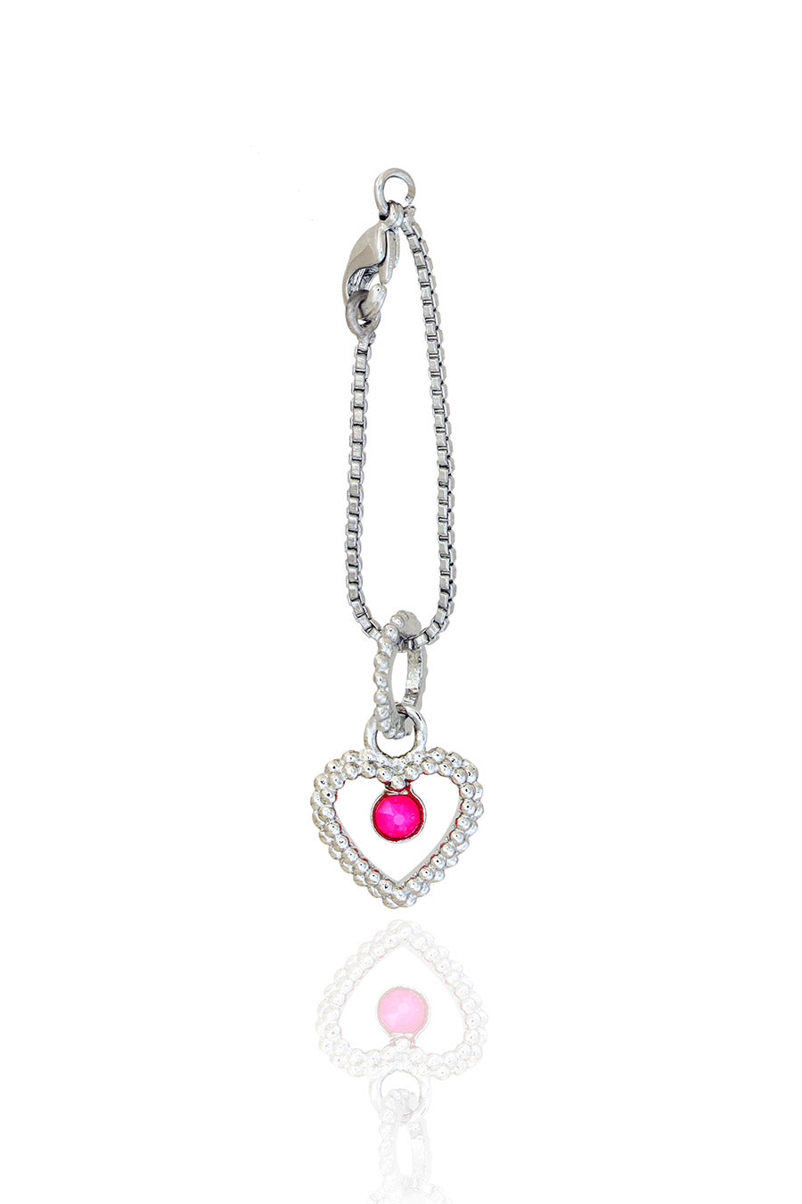 Barbie Pink Blooming Heart Swarovski Watch Charm