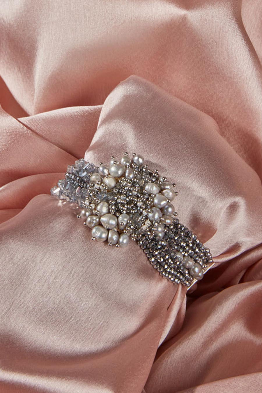 Silver Semi-Precious Stone Bracelet