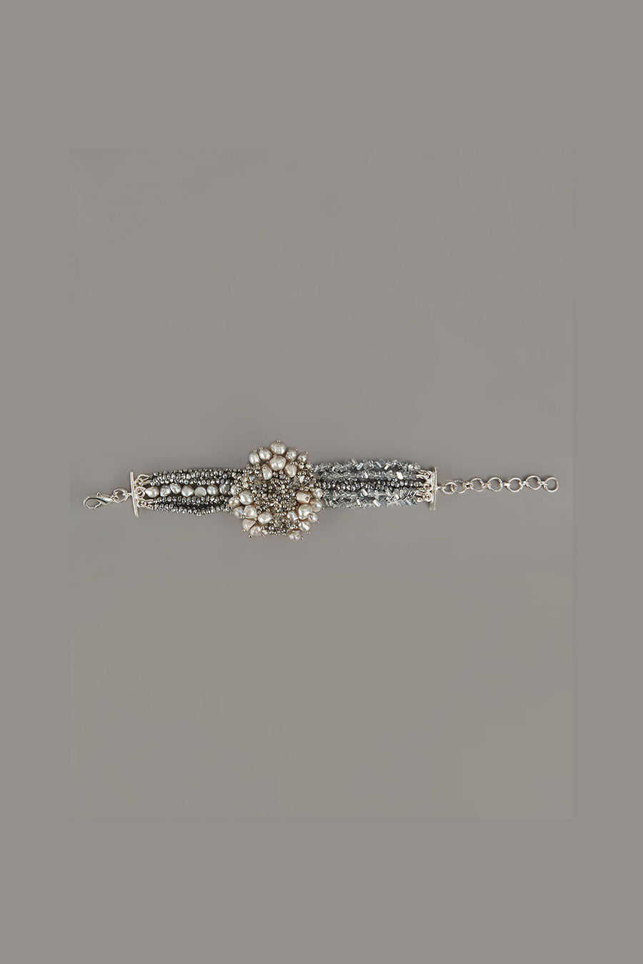 Silver Semi-Precious Stone Bracelet