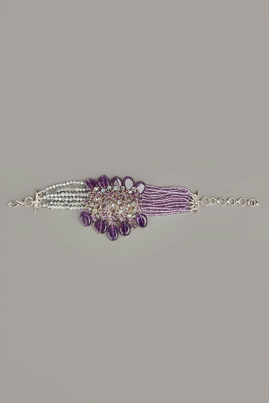 Purple Semi-Precious Stone Bracelet