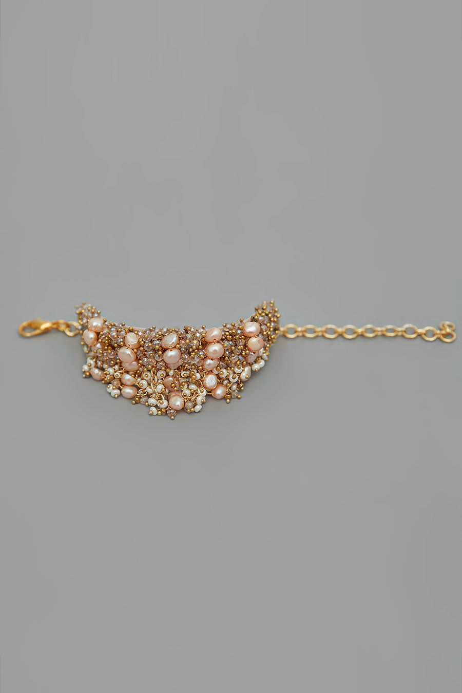 Peach Semi-Precious Stone Bracelet