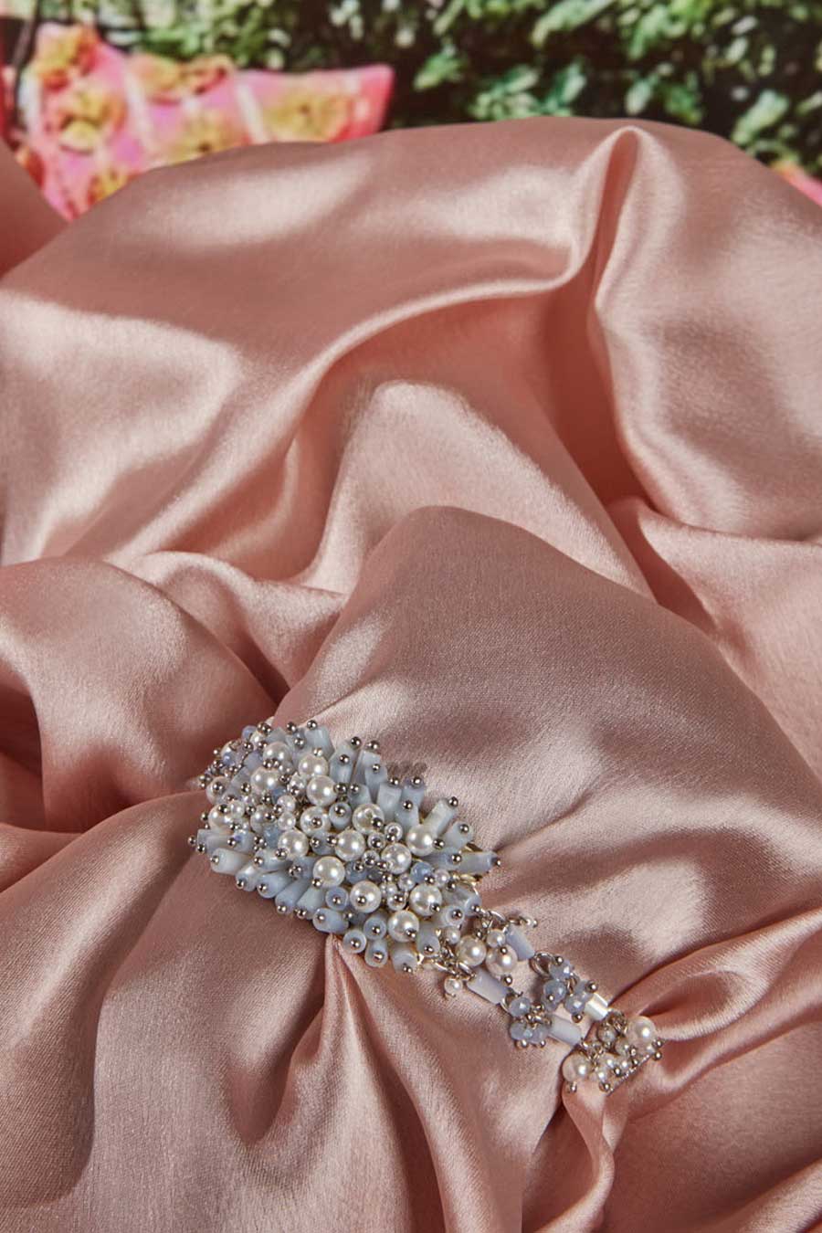 Blue Semi-Precious Stone Bracelet