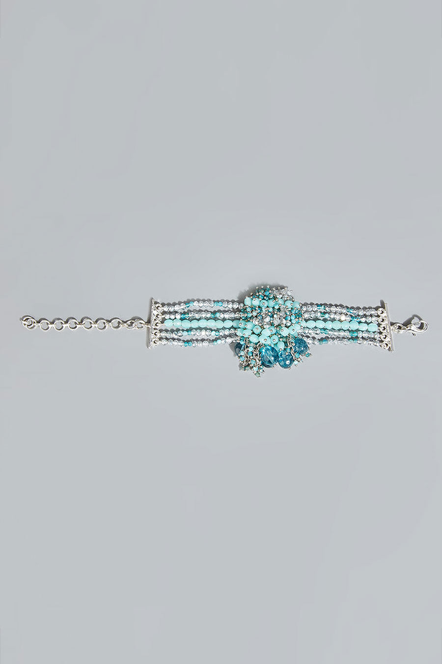 Blue Semi-Precious Stone Bracelet