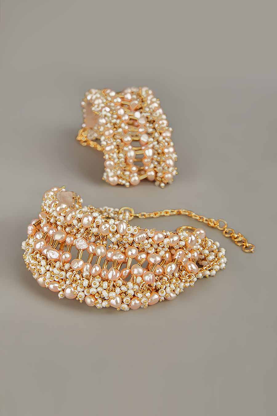 Peach Pearl Armlet