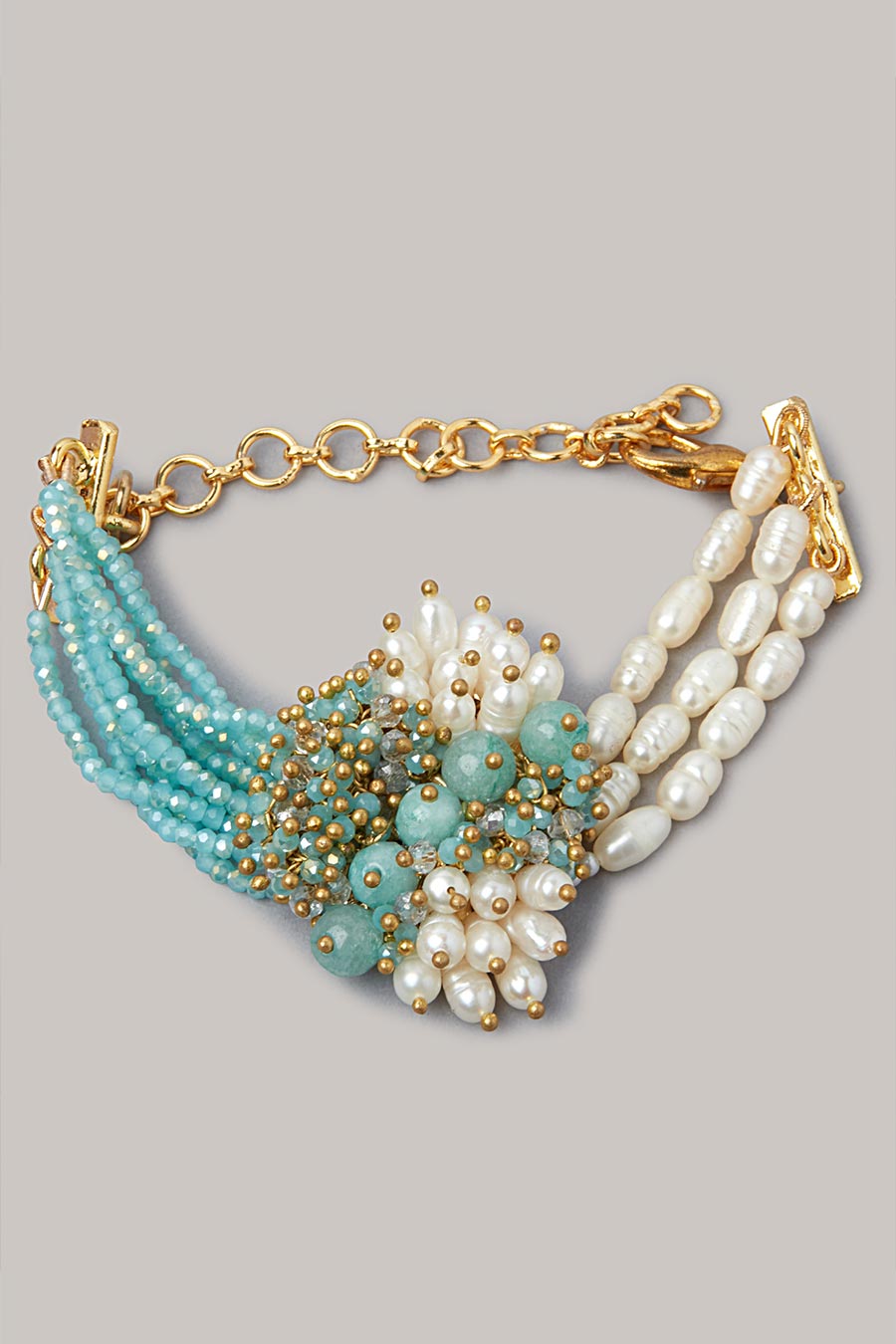 Blue Pearl Stone Bracelet