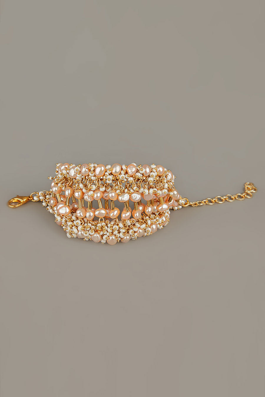 Peach Pearl Split Bracelet