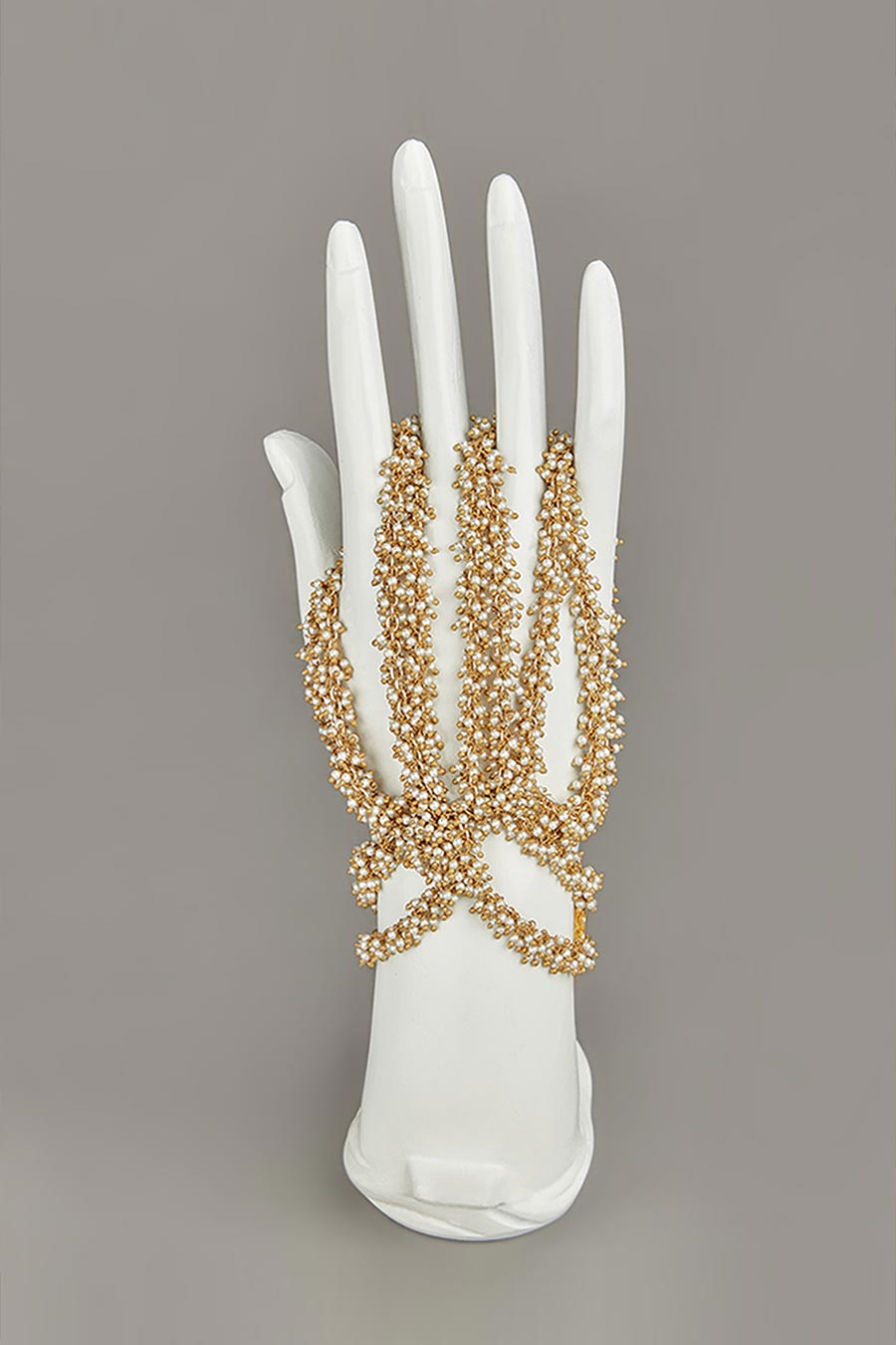 Gold Pearl Hand-Harness